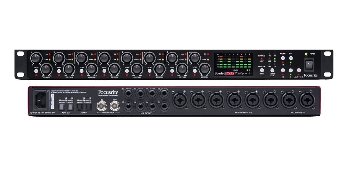 Focusrite Scarlett OctoPre Dynamic