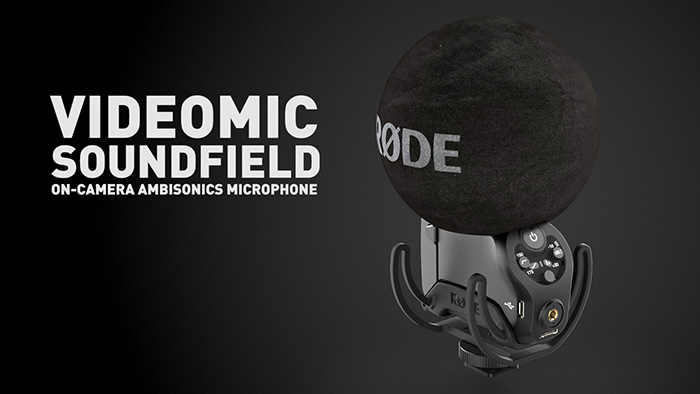 VideoMic SoundField &ndash; первый в мире накамерный микрофон 3D-звука с захватом 360⁰ в любом измерении