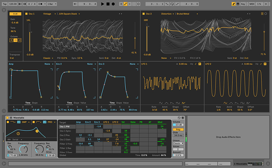 Ableton Live Wavetable
