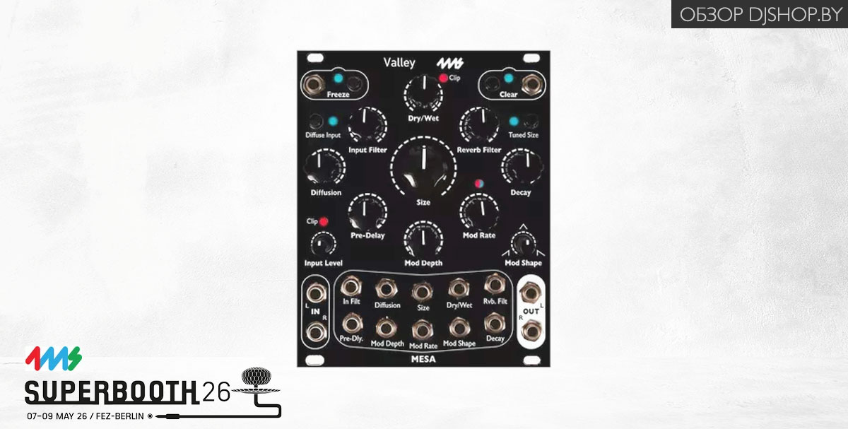4MS Mesa Reverb — новинка Superbooth 2026 в обзоре DJshop.by 4MS Mesa Reverb — новинка Superbooth 2026 в обзоре DJshop.by
