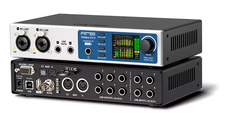 Звуковая карта RME Fireface UCX II в обзоре лучших аудиоинтерфейсов 2026 Звуковая карта RME Fireface UCX II в обзоре лучших аудиоинтерфейсов 2026