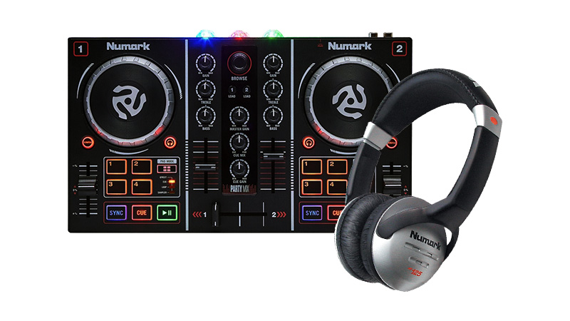 Numark Party Mix + Numark HF125