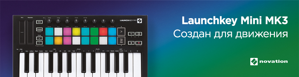Novation Launchkey Mini MK3 Новая MIDI клавиатура 