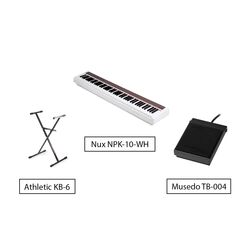 Nux NPK-10-WH + Athletic KB-6 + Musedo TB-004 Комплект пианиста