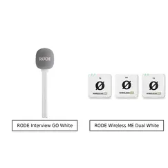Rode Interview GO White + RODE Wireless ME Dual (White)