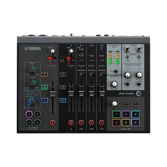 Yamaha AG08 Микшер для трансляций и стримов