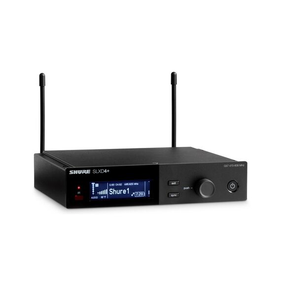 Shure SLXD4+E=-G65 Приёмник для радиосистемы