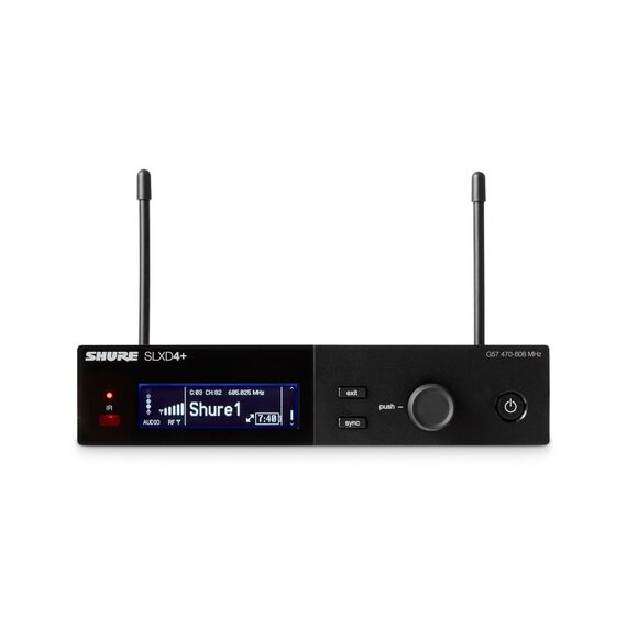 Shure SLXD4+E=-G65 Приёмник для радиосистемы