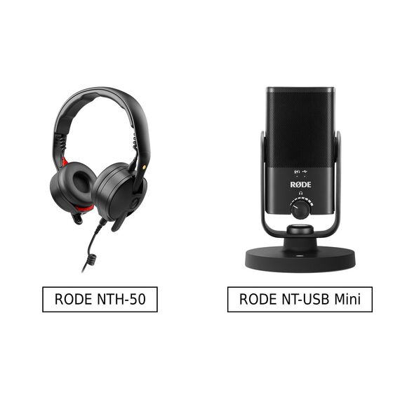 RODE NTH-50 + RODE NT-USB mini