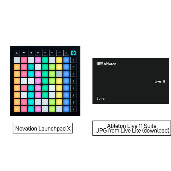 Novation Launchpad X + Ableton Live 11 Suite UPG from Live Lite (download)